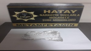 İskenderun’da bir şahsın üzerinde 11 gram  metamfetamin yakalandı