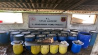 Jandarma Arsuz Hacıahmetli’de 5.300 litre rakı yakaladı