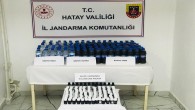 Hassa’da Jandarma  120 şişe viski, 60 şişe Votka, 10 şişe Rakı yakaladı