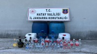 Jandarma Antakya Kuzeytepe’de 380 Litre el yapımı rakı yakaladı