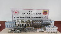 İskenderun’da Jandarma 1132 Paket kaçak sigara yakaladı