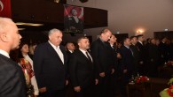 Başkan İzzetin Yılmaz Atatürk’ü anma törenlerine katıldı