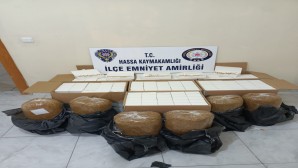 Hassa’da 70 bin adet makaron ile 30 kilo tütün yakalandı