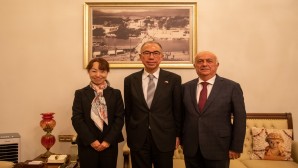 Japonya Büyükelçisi Suzuki Kazuhiro’dan Hatay Büyükşehir Belediyesine ziyaret