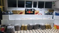 Kırıkhan’da  1 Milyon 400 bin adet makaron ile 610 kilo tütün yakalandı