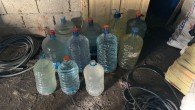 Arsuz Çitillik’te 190 litre kaçak içki yakalandı