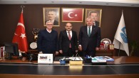 Mustafa Kemal Üniversitesi Rektörü Prof. Dr. Hasan Kaya’dan Başkan İzzettin Yılmaz’a veda ziyareti