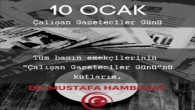 Hatay Sağlık Müdürü Dr. Mustafa Hambolat 10 Ocak Gazeteciler gününü kutladı