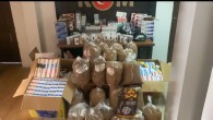 İskenderun’da  Gümrük kaçağı 1000 paket sigara ve Makaron yakalandı