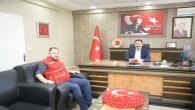 Türk Kızılay Suriye Koordinatörü Fatih Kökcan’dan Vali Masatlı’ya ziyaret