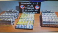 İskenderun’da kovalamaca sonucu durdurulan bir araçta 400 paket sigara yakalandı