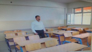 Vali Mustafa Masatlı Şehit Süleyman Yılmaz ile 23 Temmuz Lisesinde incelemelerde bulundu
