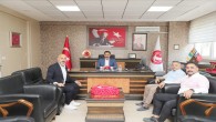 Valimiz Mustafa Masatlı , Hatay Medikalciler Derneği Başkanı Hasan Ataş’i makamında kabul etti