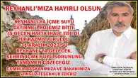 AK Parti Hatay Milletvekili Yayman yine Hatay Büyükşehir Belediyesini eleştirdi ve  Reyhanlı halkına su müjdesini verdi!