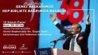 Başkan Refik Eryılmaz CHP Genel Başkanı Özgür Özel’i karşılamaya partilileri davet etti