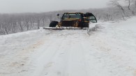 <strong>Hatay Büyükşehir Belediyesi Karla kaplı yolları temizliyor!</strong>
