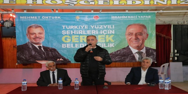 Cumhur İttifakı Antakya Belediye Başkan Adayı İbrahim Naci Yapar Esnafa güvence verdi: Antakya’yı birlikte kalkındıracağız!