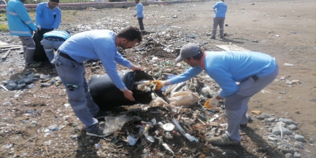 Hatay Büyükşehir Belediyesi 158 Kilometrelik Sahil şeridinde temizlik yaptı