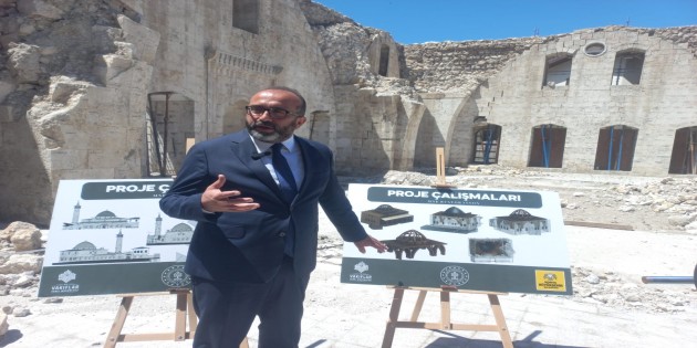 Hatay Vakıflar Bölge Müdürü Osman Güneren: 2025 yılında Habibi Neccar Camisi ibadete açılacak
