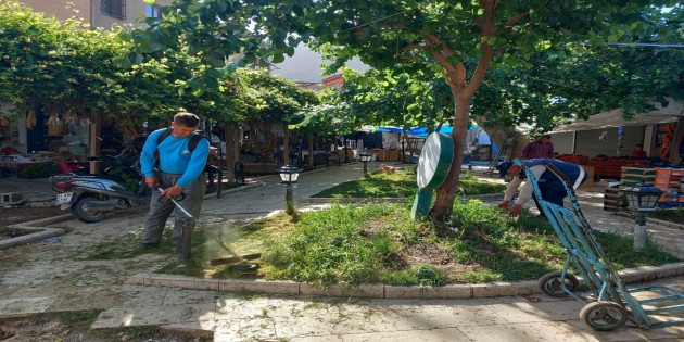 Antakya Belediyesi ekipleri Park ve Yeşil Alanlarda çalışmalarını sürdürüyor