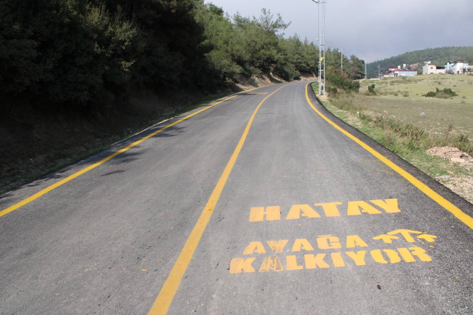 HATAY BÜYÜKŞEHİR BELEDİYESI 20 YILLIK YOL SORUNUNU ÇÖZDÜ HATAY BÜYÜKŞEHİR BELEDİYESI 20 YILLIK YOL SORUNUNU ÇÖZDÜ