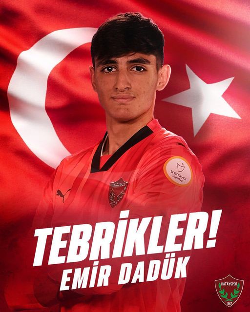 Hatay’lı Milli kaleci Emir Dadük, U 17 Milli takım aday kadrosuna çağrıldı Hatay’lı Milli kaleci Emir Dadük, U 17 Milli takım aday kadrosuna çağrıldı