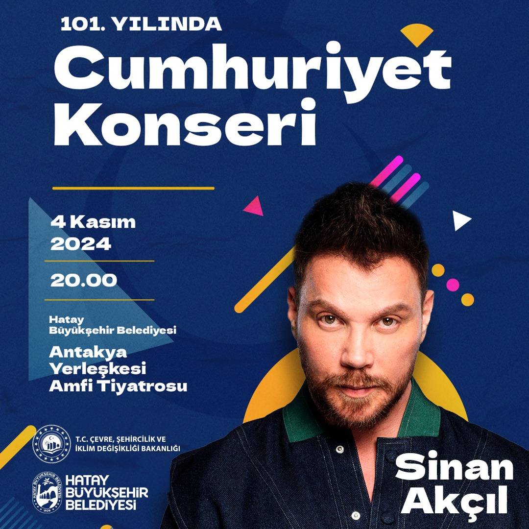 SİNAN AKÇIL KONSERİ BUGÜN AMFİ TİYATRO’DA SİNAN AKÇIL KONSERİ BUGÜN AMFİ TİYATRO’DA