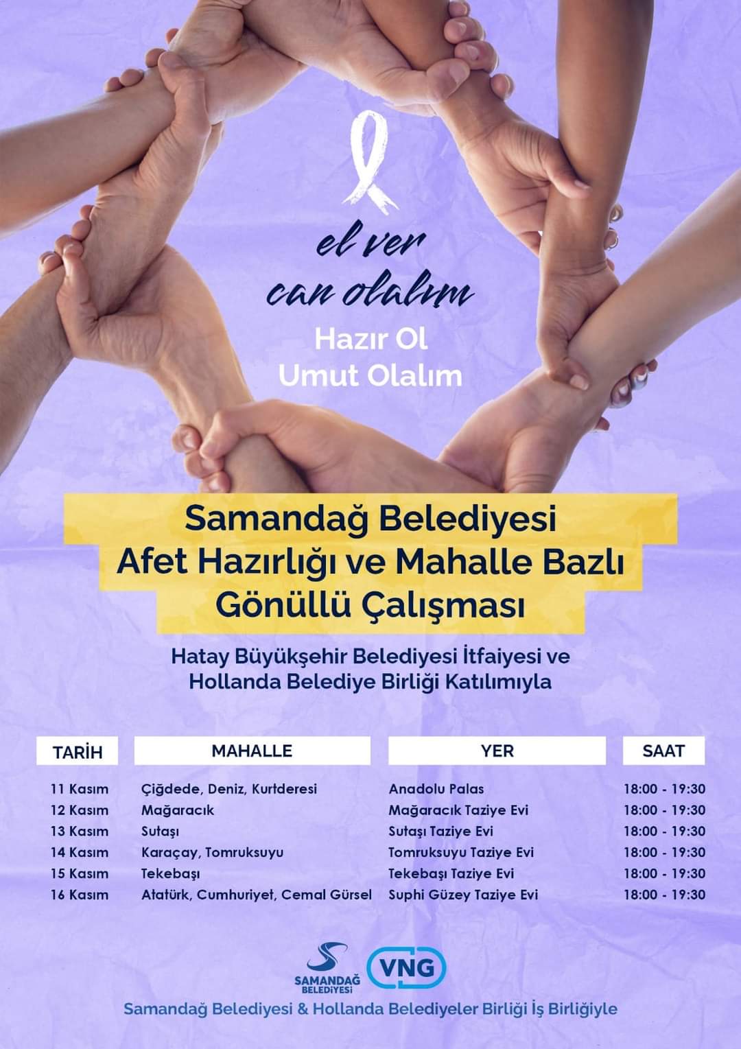 SAMANDAĞ BELEDİYESİ’NDEN EL VER CAN OLALIM, HAZIR OL UMUT OLALIM ETKİNLİKLERİ SAMANDAĞ BELEDİYESİ’NDEN EL VER CAN OLALIM, HAZIR OL UMUT OLALIM ETKİNLİKLERİ