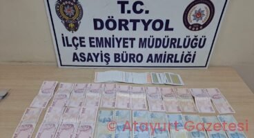 DÖRTYOL VE PAYAS’TA KUMAR OYNAYAN 12 KİŞİYE  73.976 LİRA PARA CEZASI