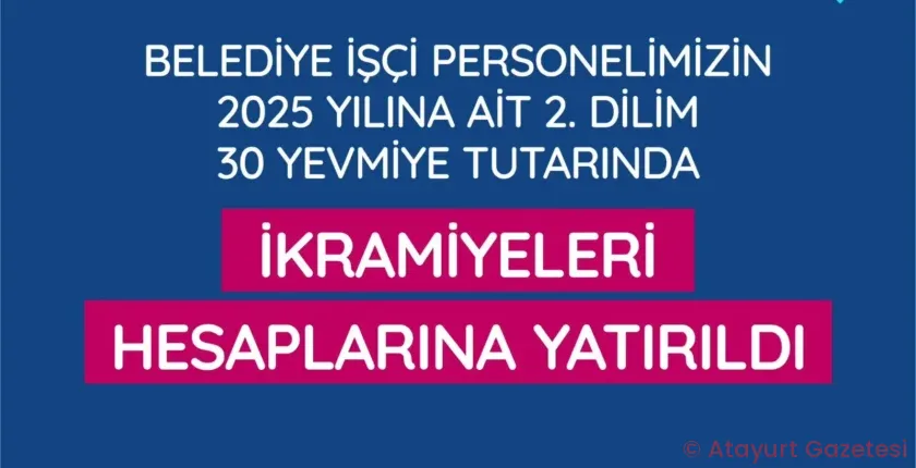 ANTAKYA BELEDİYESİ İŞÇİ PERSONELİNE İKRAMİYELERİ ÖDENDİ ANTAKYA BELEDİYESİ İŞÇİ PERSONELİNE İKRAMİYELERİ ÖDENDİ