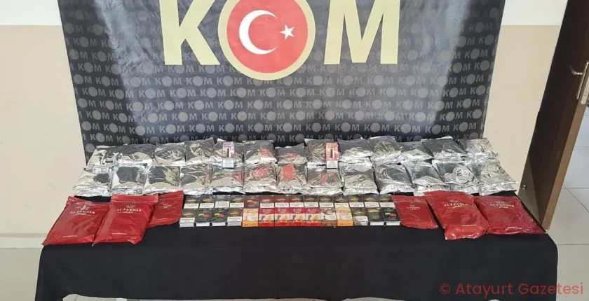 REYHANLI’DA GÜMRÜK KAÇAĞI 61 KİLO NARGİLE TÜTÜNÜ YAKALANDI