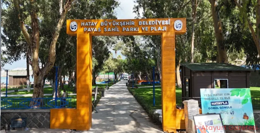 PAYAS PLAJI VE SU OYUN PARKI HİZMETE AÇILIYOR PAYAS PLAJI VE SU OYUN PARKI HİZMETE AÇILIYOR