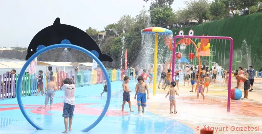 PAYAS SU OYUN PARKI VE PLAJI HİZMETE AÇILDI, ÇOCUKLAR, SU OYUN PARKINDA GÖNÜLLERİNCE EĞLENDİ PAYAS SU OYUN PARKI VE PLAJI HİZMETE AÇILDI, ÇOCUKLAR, SU OYUN PARKINDA GÖNÜLLERİNCE EĞLENDİ