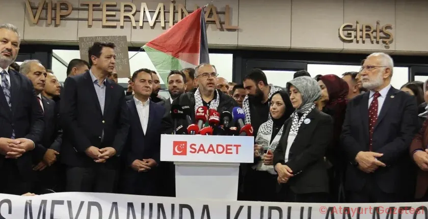 NECMETTİN ÇALIŞKAN VE MİLLETVEKİLİ ARKADAŞLARI İSTANBUL HAVALİMANINDA KARŞILANDI NECMETTİN ÇALIŞKAN VE MİLLETVEKİLİ ARKADAŞLARI İSTANBUL HAVALİMANINDA KARŞILANDI