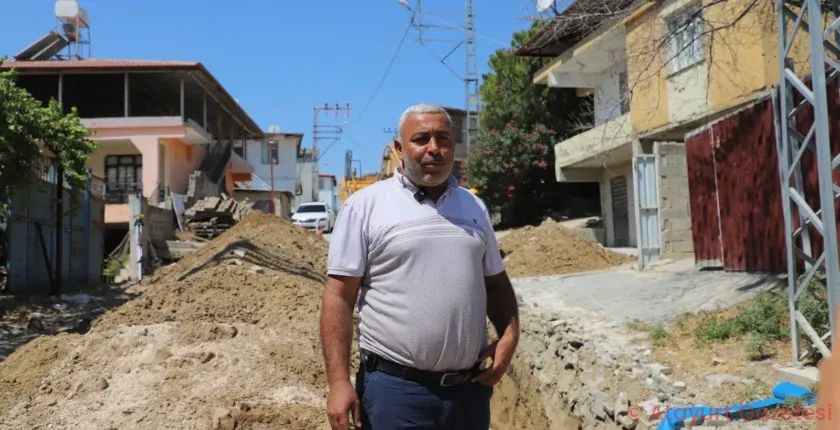 ALTINÖZÜ ATAYURDU’NUN ALTYAPISI YENİLENİYOR ALTINÖZÜ ATAYURDU’NUN ALTYAPISI YENİLENİYOR