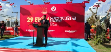 HATAY VALİSİ MUSTAFA MASATLI  29 EKİM CUMHURİYET BAYRAMINDA KONUŞTU: 29 EKİM 1923’TE, GAZİ MUSTAFA KEMAL ATATÜRK VE SİLAH ARKADAŞLARI, BU TARİHİ YÜRÜYÜŞÜ, “EGEMENLİK KAYITSIZ, ŞARTSIZ MİLLETİNDİR SÖZÜYLE EBEDİ KILMIŞTIR!