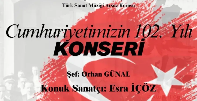 ANTAKYA MUSİKİ DERNEĞİ ARSUZ KORUSU, CUMHURİYETİN 102. YILINI COŞKULU BİR KONSERLE KUTLAMAYA HAZILANIYOR ANTAKYA MUSİKİ DERNEĞİ ARSUZ KORUSU, CUMHURİYETİN 102. YILINI COŞKULU BİR KONSERLE KUTLAMAYA HAZILANIYOR