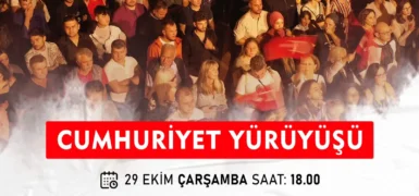 SAMANDAĞ’DA CUMHURİYET YÜRÜYÜŞÜ