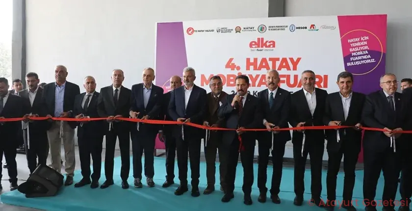 41 FİRMANIN KATILIMIYLA HATAY MOBİLYA FUARI 4. KEZ KAPILARINI AÇTI
