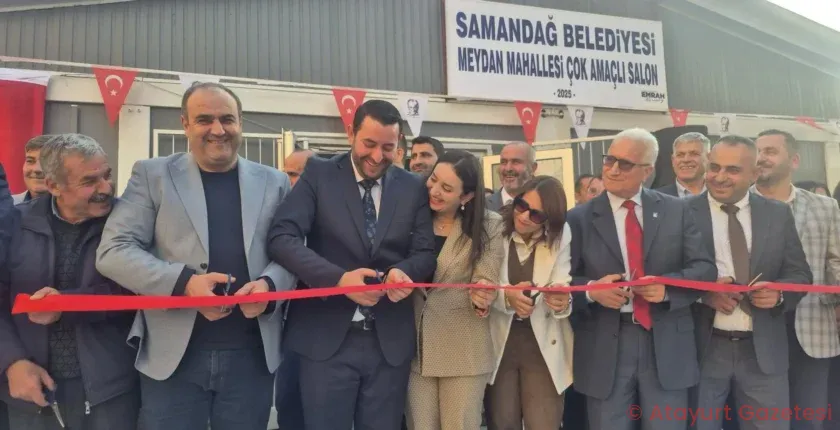 SAMANDAĞ BELİDİYESİ’NCE,  MEYDAN MAHALLESİNE YENİ SOSYAL VE SPOR ALANLARI  KAZANDIRILDI