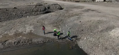 YAYLADAĞI BARAJI’NDA TEMİZLİK ÇALIŞMASI