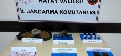 İSKENDERUN KARAYILAN’DA 2.500 GRAM SENTETİK KANNABİNOİD YAKALANDI
