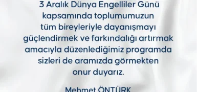 HATAY BÜYÜKŞEHİR BELEDİYESİ’NDEN ÖZEL ÇOCUKLARA PROGRAM
